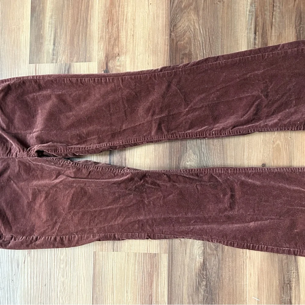 💗brown velvet bootcut pants - Picture 2 of 5